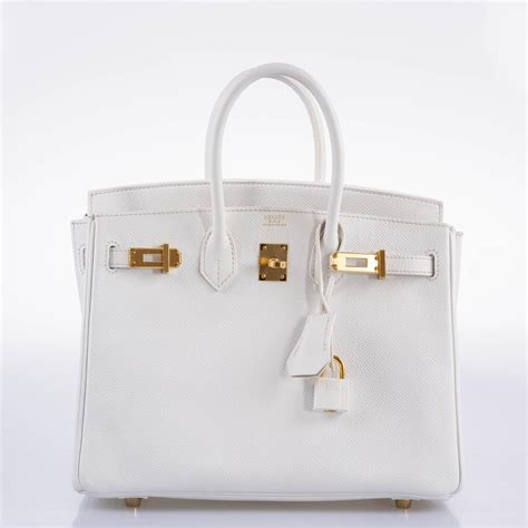 hermes birkin 25 white